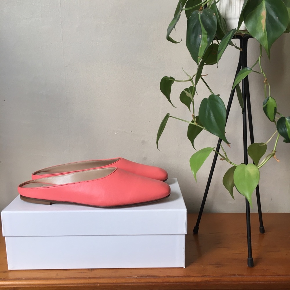 MNZ Maryam Mules in Corallo